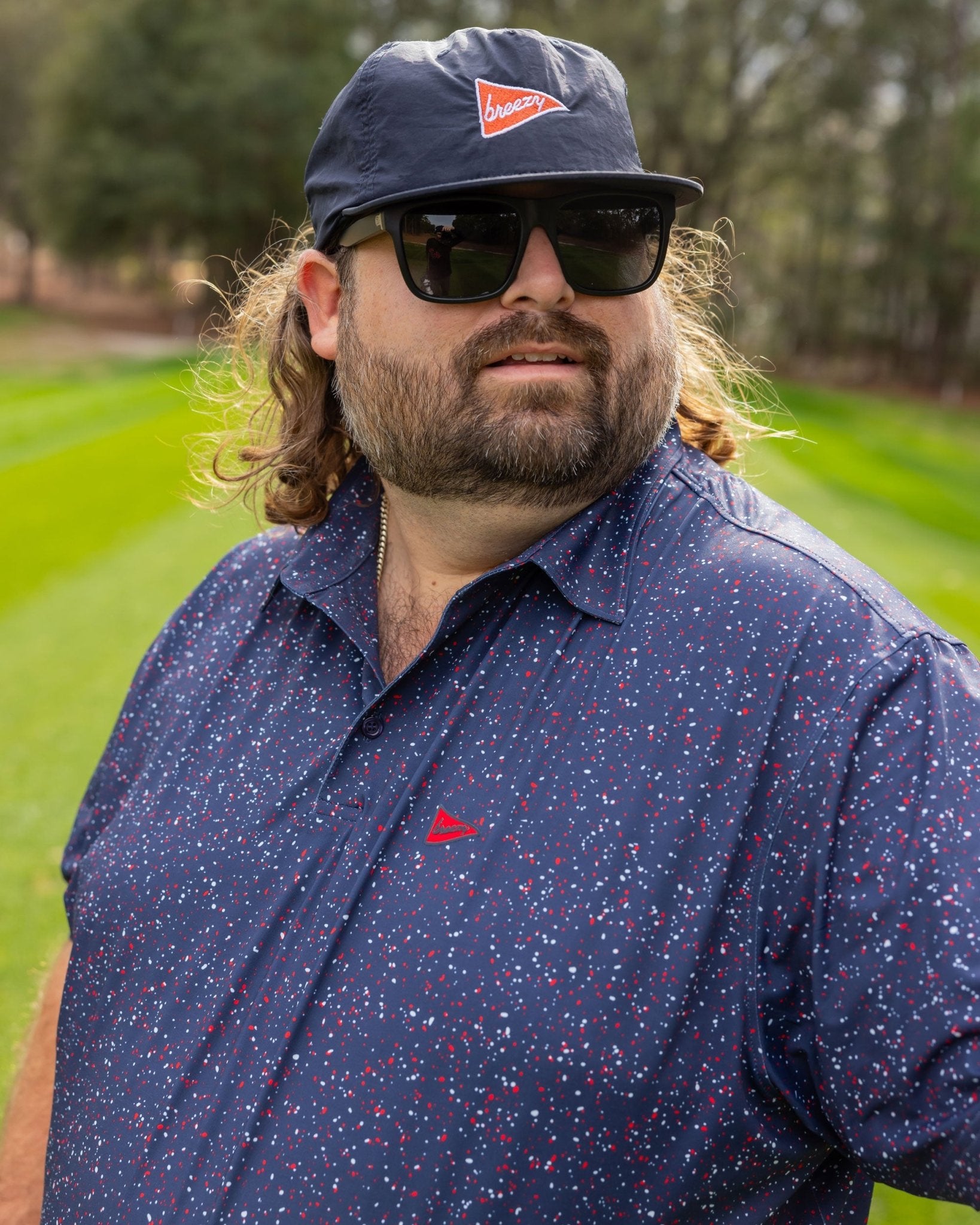 The USA Splatter Navy Polo 8 The USA Splatter Navy Polo