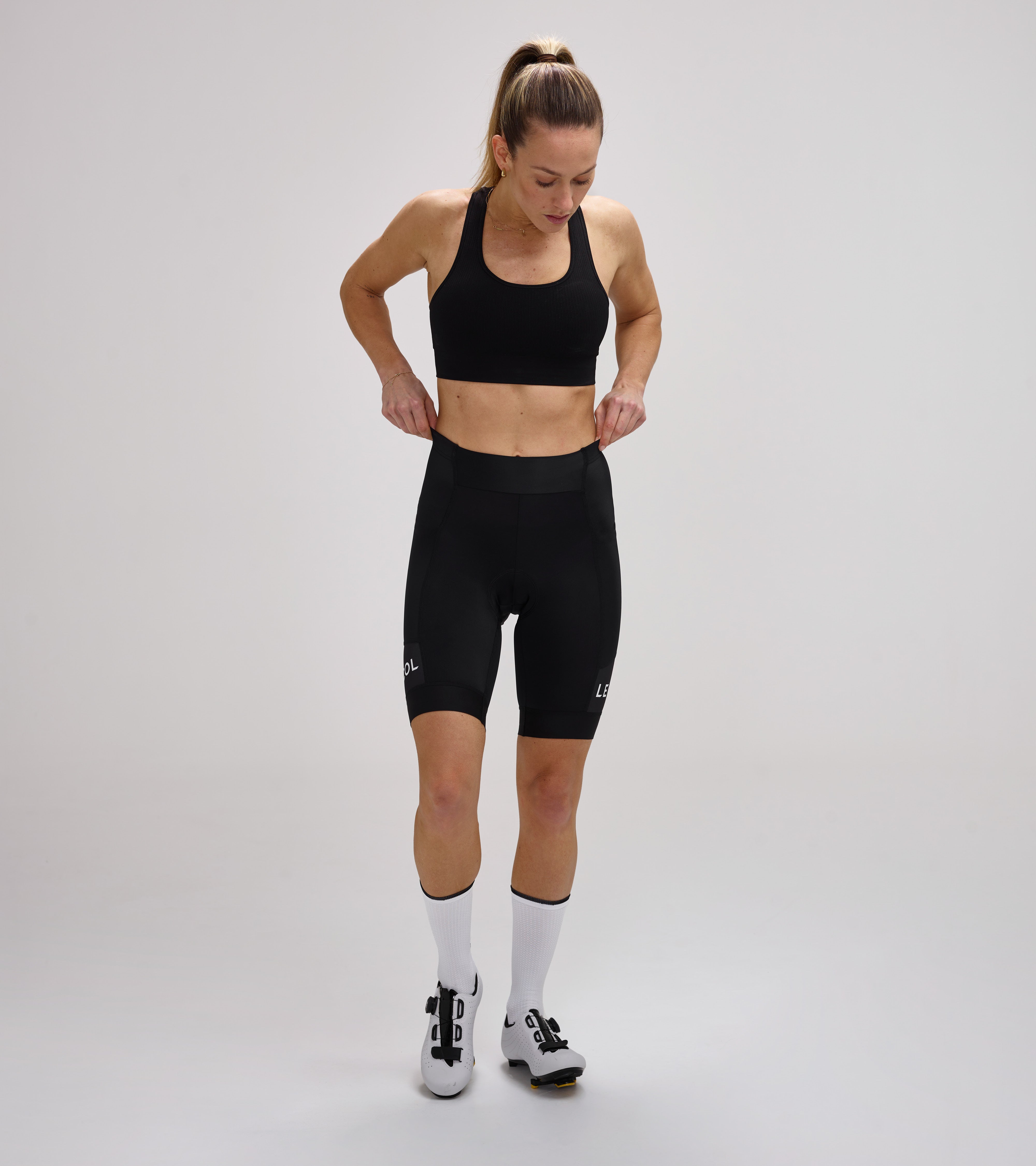 Womens Sport Waist Shorts-Short Length 6 Womens Sport Waist Shorts-Short Length