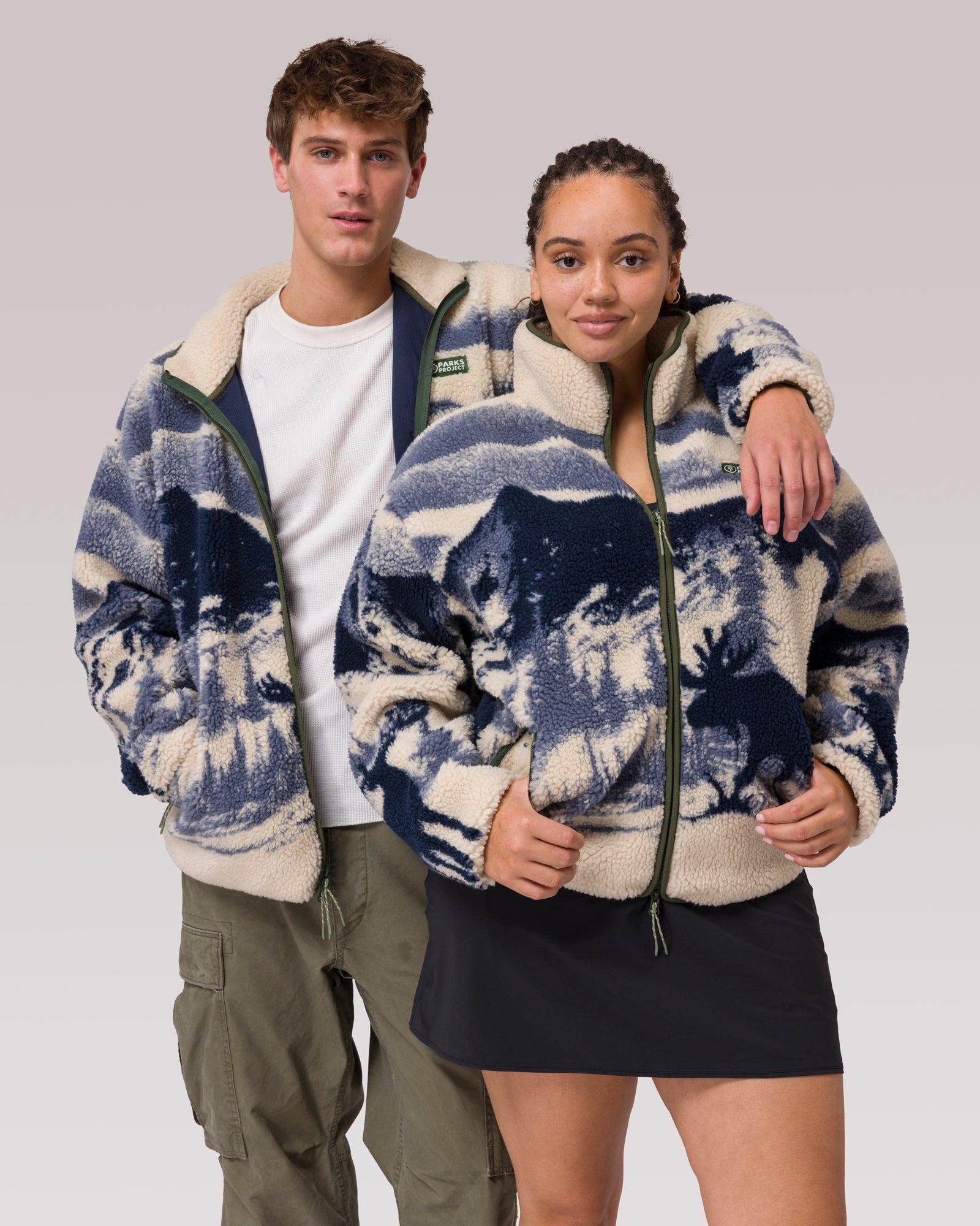 Acadia Moose Full Zip High Pile Fleece 2 Acadia Moose Full Zip High Pile Fleece