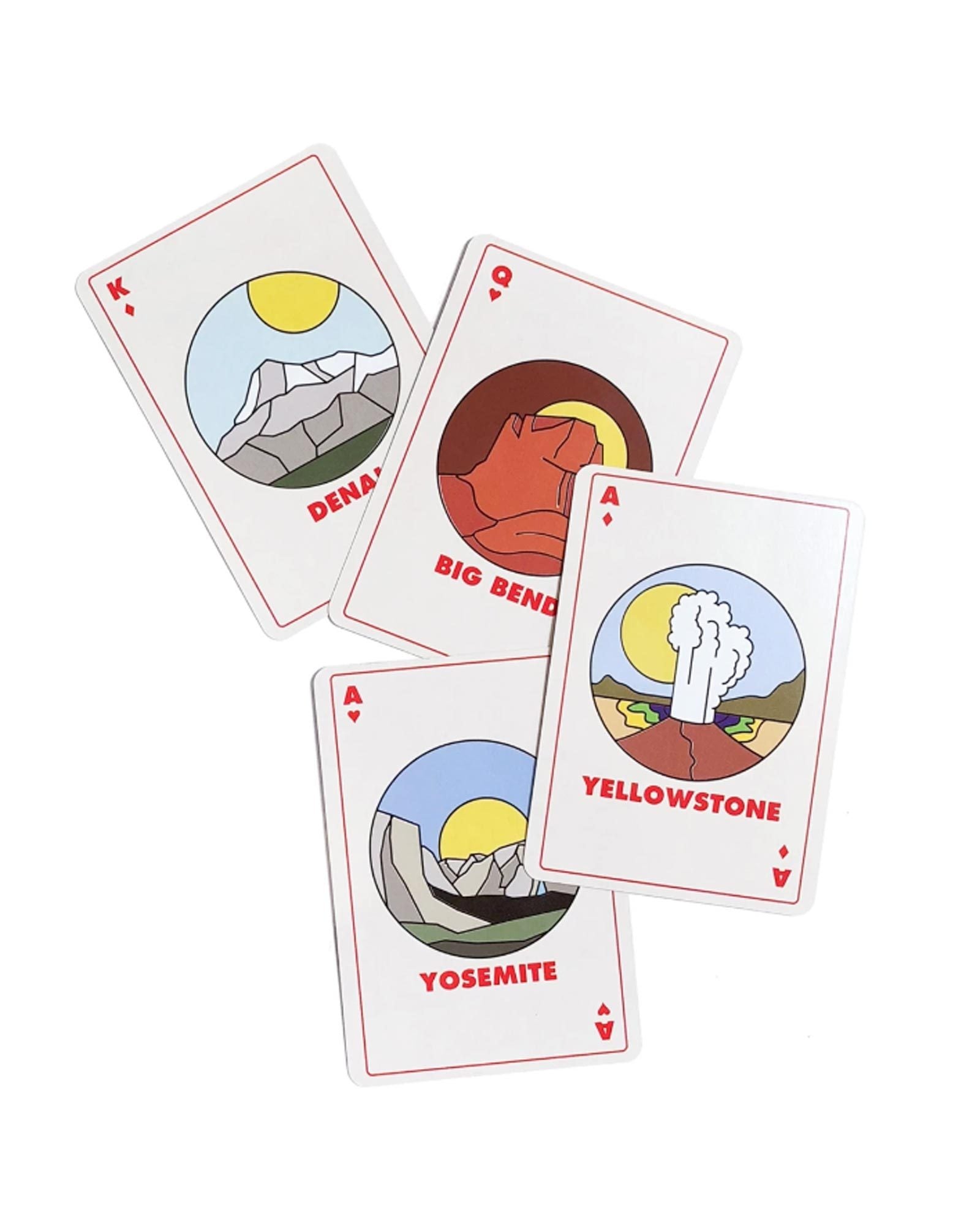 Minimalist National Park Playing Cards 5 Minimalist National Park Playing Cards