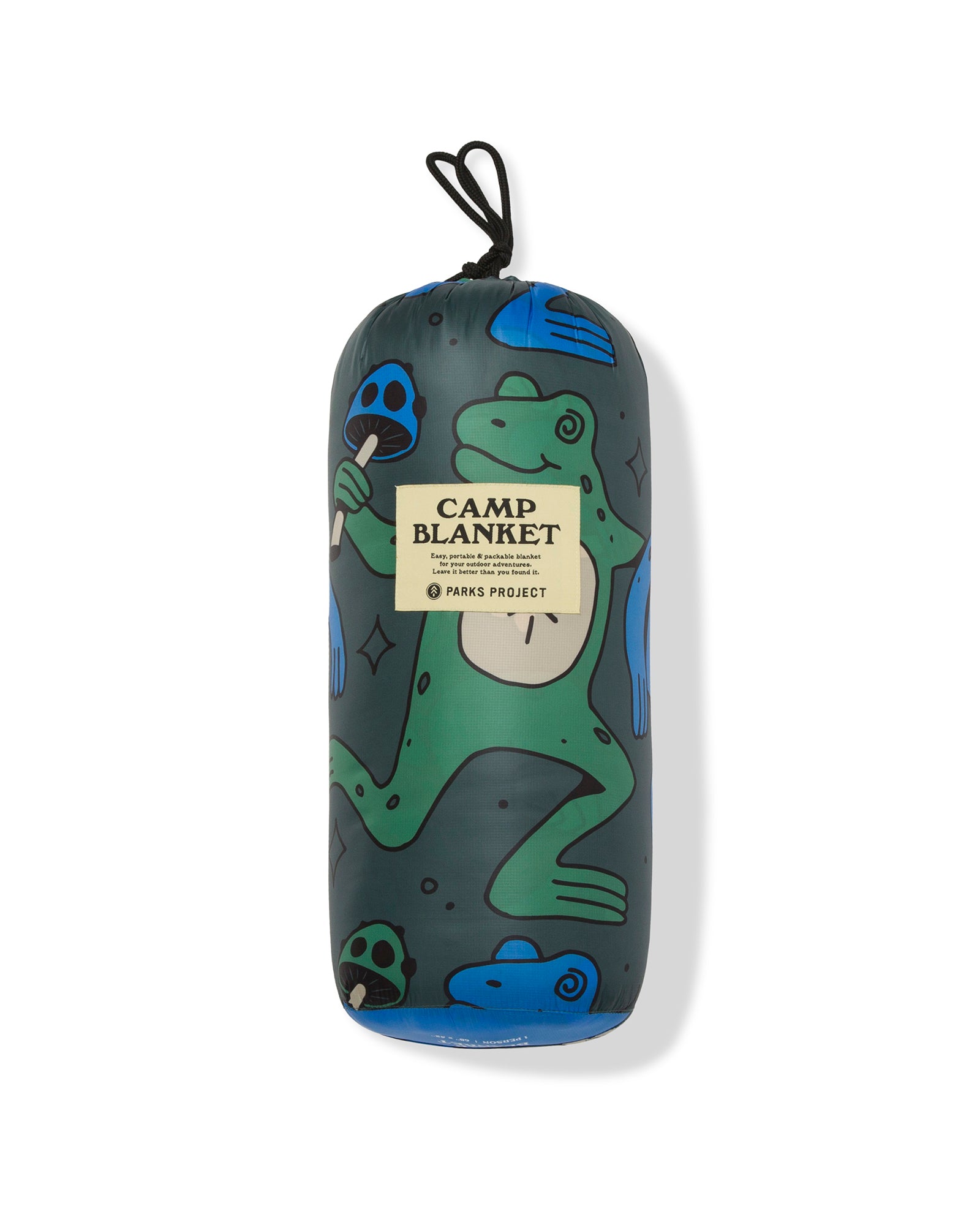 Dancin' Frogs Recycled Camp Blanket 5 Dancin' Frogs Recycled Camp Blanket