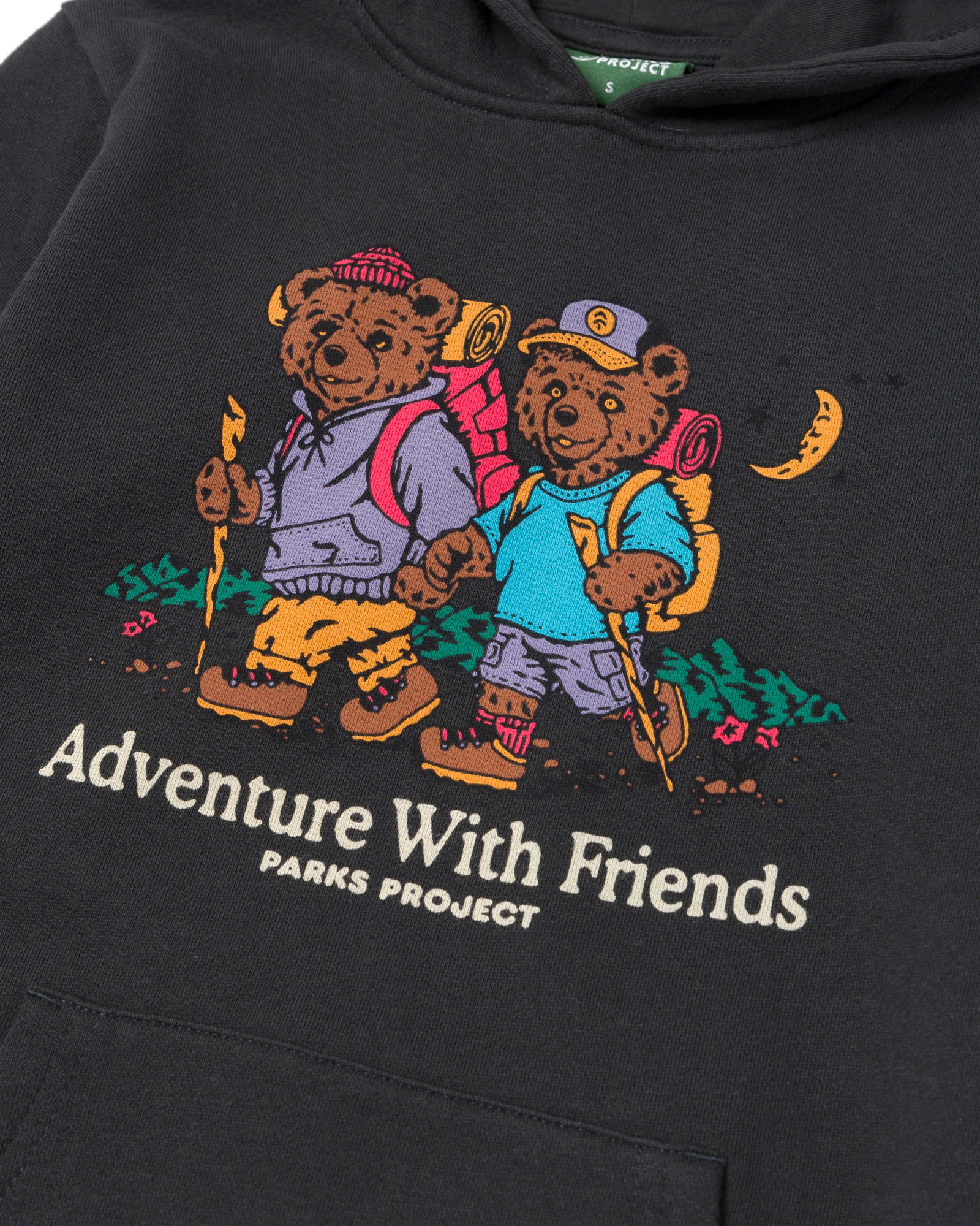 Adventure With Friends Hiking Bear Youth Hoodie 2 Adventure With Friends Hiking Bear Youth Hoodie