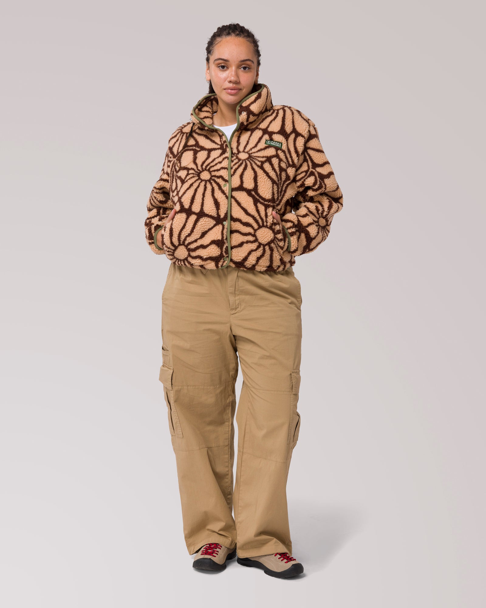 Desert Wildflowers High Pile Women's Jacket 2 Desert Wildflowers High Pile Women's Jacket