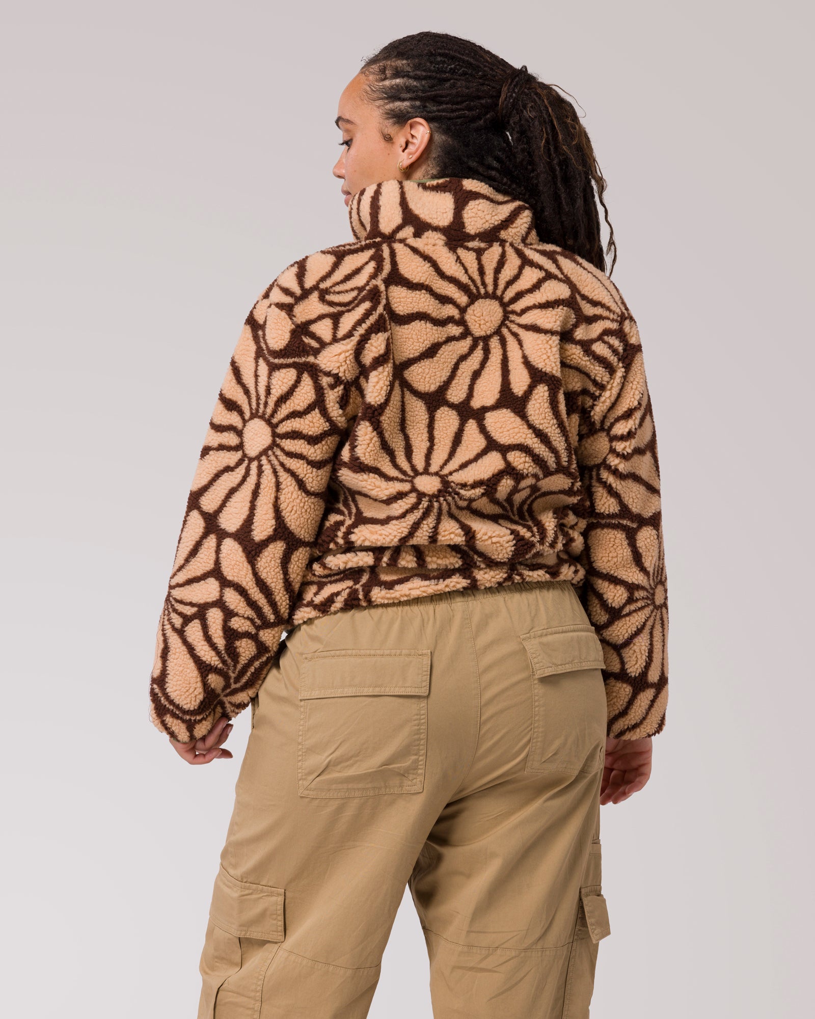 Desert Wildflowers High Pile Women's Jacket 7 Desert Wildflowers High Pile Women's Jacket