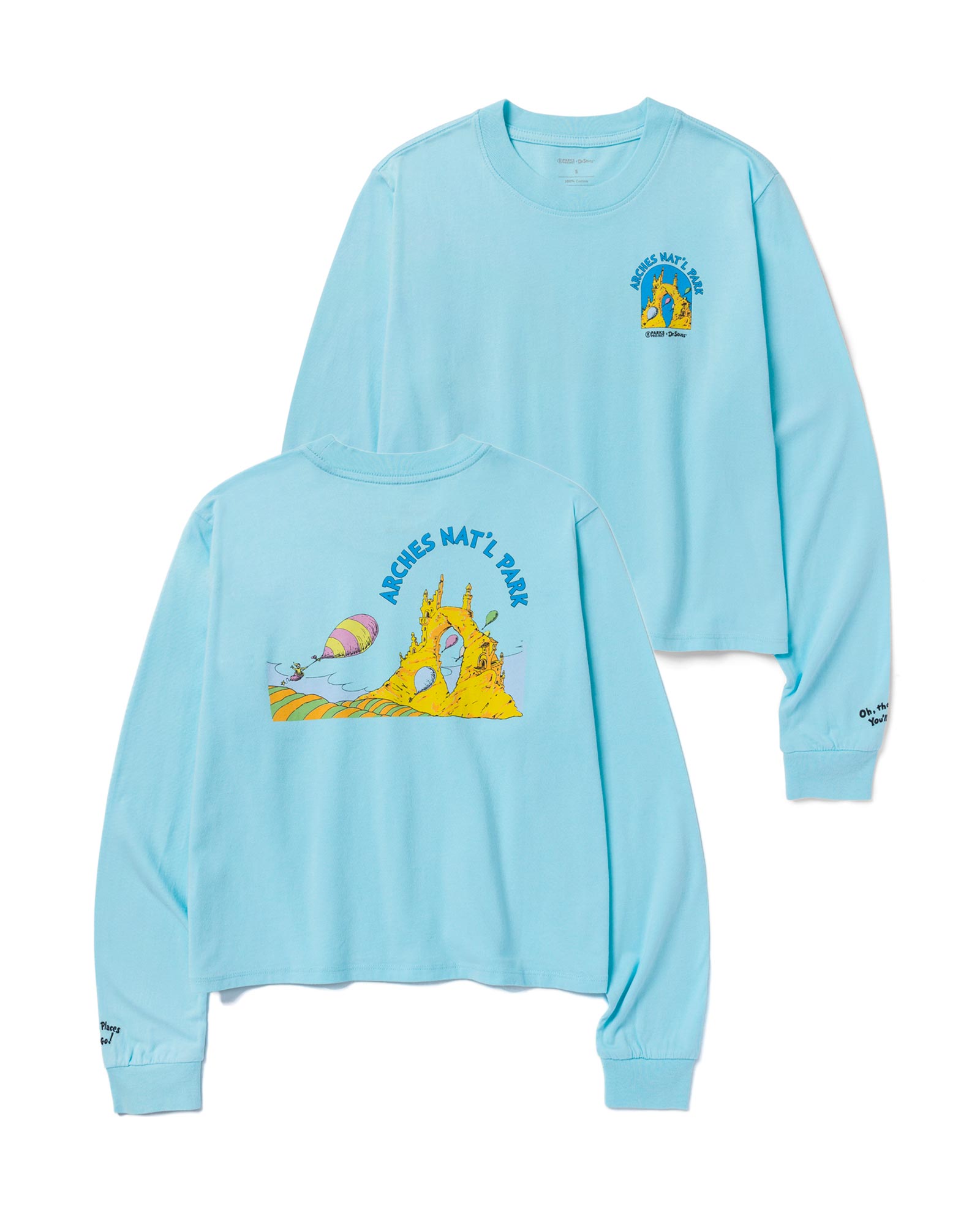 Dr. Seuss x Parks Project Women's Arches Boxy Long Sleeve Tee