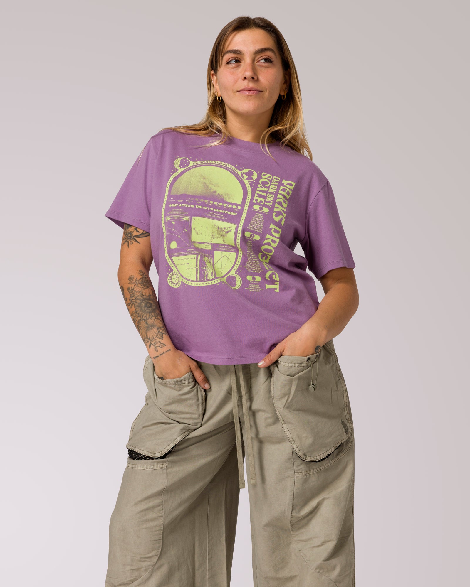 Women's Dark Sky Scale Relaxed Tee 3 Women's Dark Sky Scale Relaxed Tee