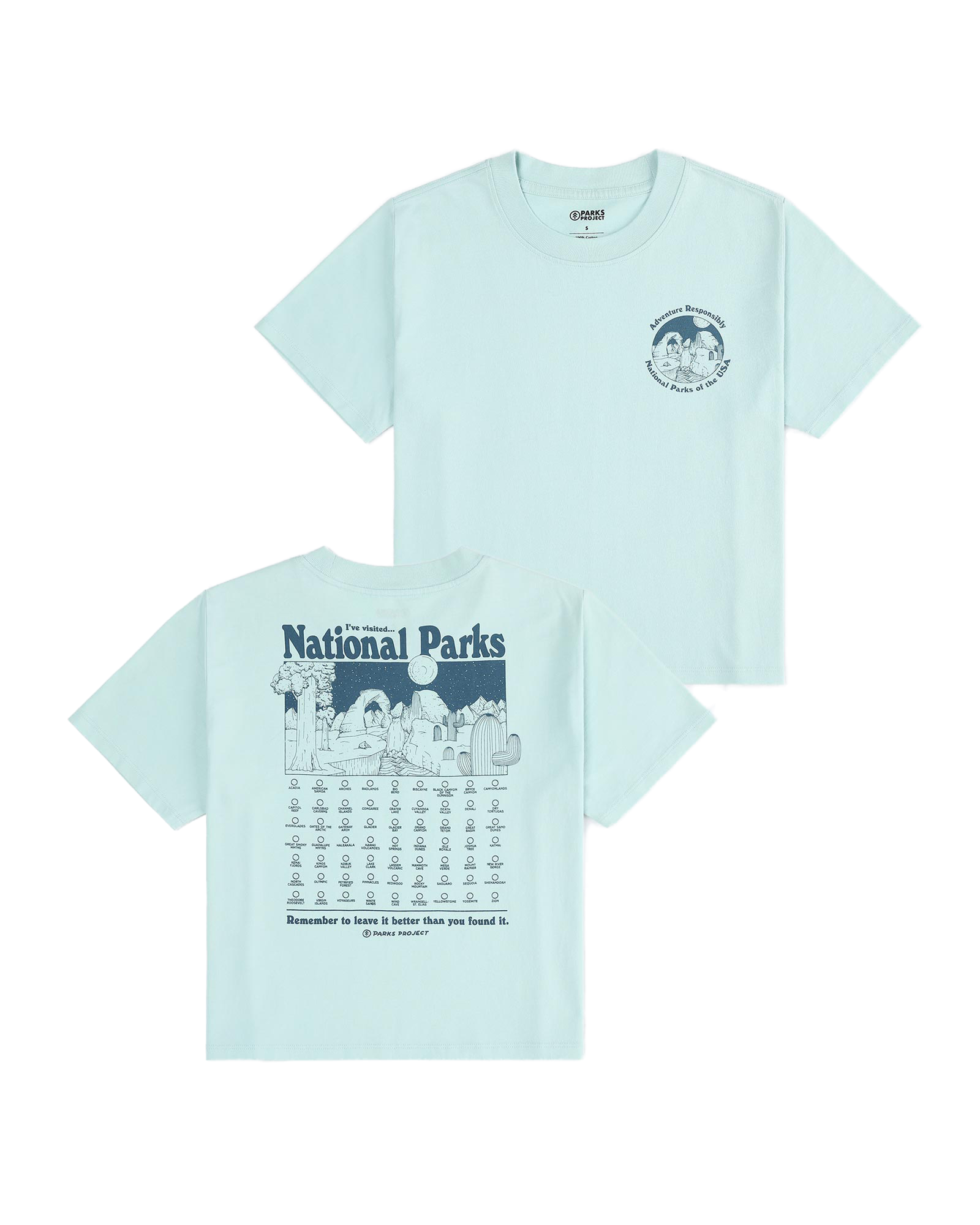 Women's National Parks Fill In Boxy Tee 2 Women's National Parks Fill In Boxy Tee