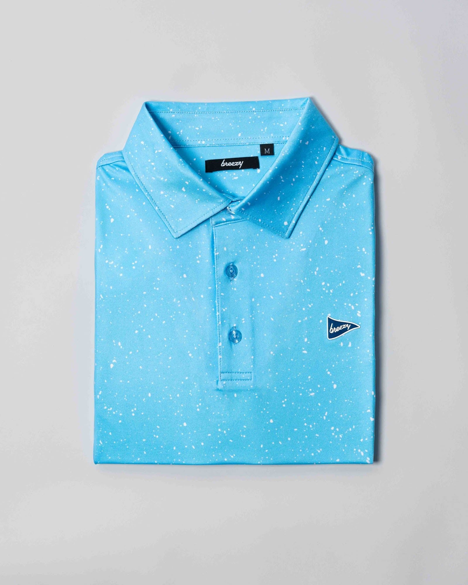 The Sky Blue Splatter Polo 2 The Sky Blue Splatter Polo