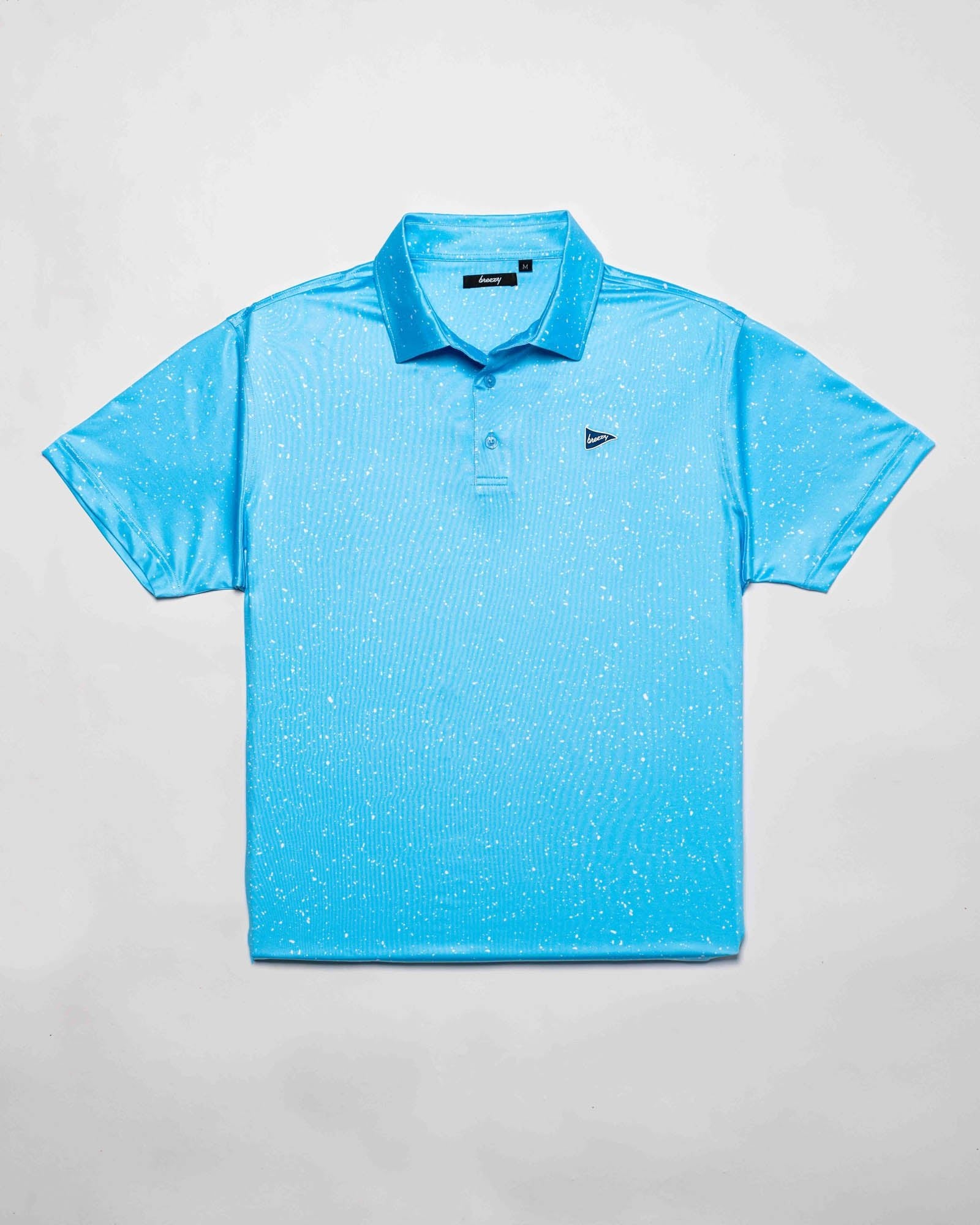 The Sky Blue Splatter Polo 4 The Sky Blue Splatter Polo